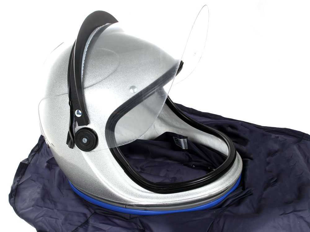 Spring Protezione Agrofilter Super Unifed beschermhelm met aangeblazen lucht, opklapbaar vizier, detail 4