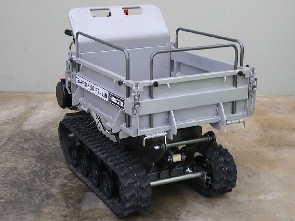 Rupsdumper laadvermogen 500 kg BlackStone TB-PRO 5500 FT, detail 4
