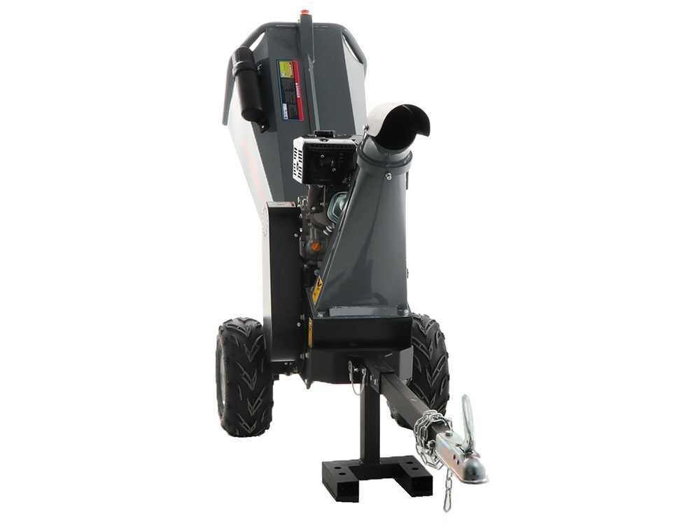 Wortex Drake D420/120L benzine hakselaar, takken tot 90 mm, detail 3