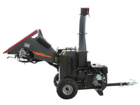Wortex Grizzly benzine hakselaar, takken tot 100 mm, elektrische start, getrokken uitvoering, detail 3