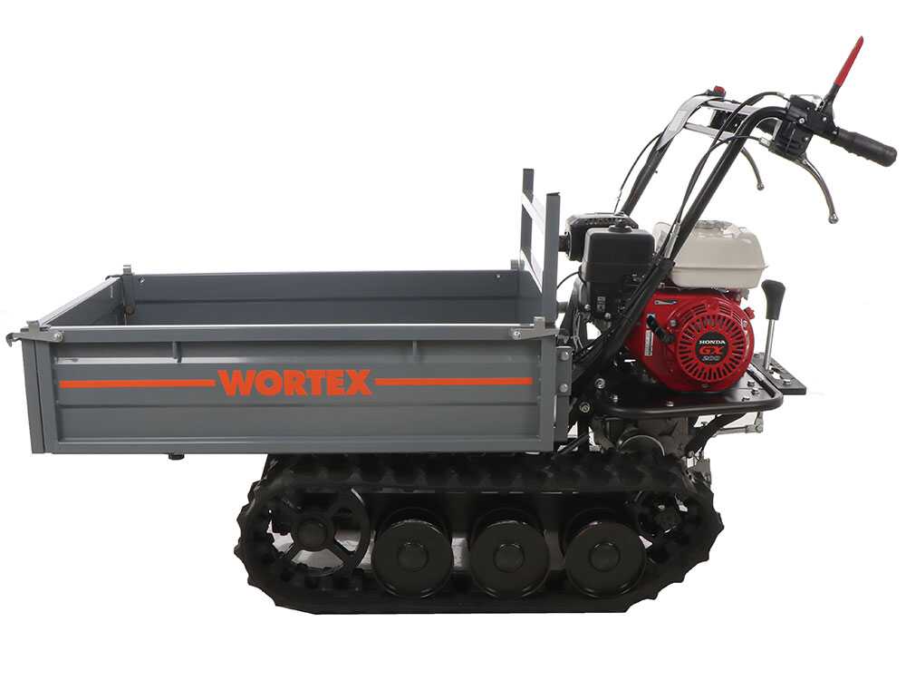 Rupsdumper laadvermogen 300 kg Wortex SFH 300, detail 4