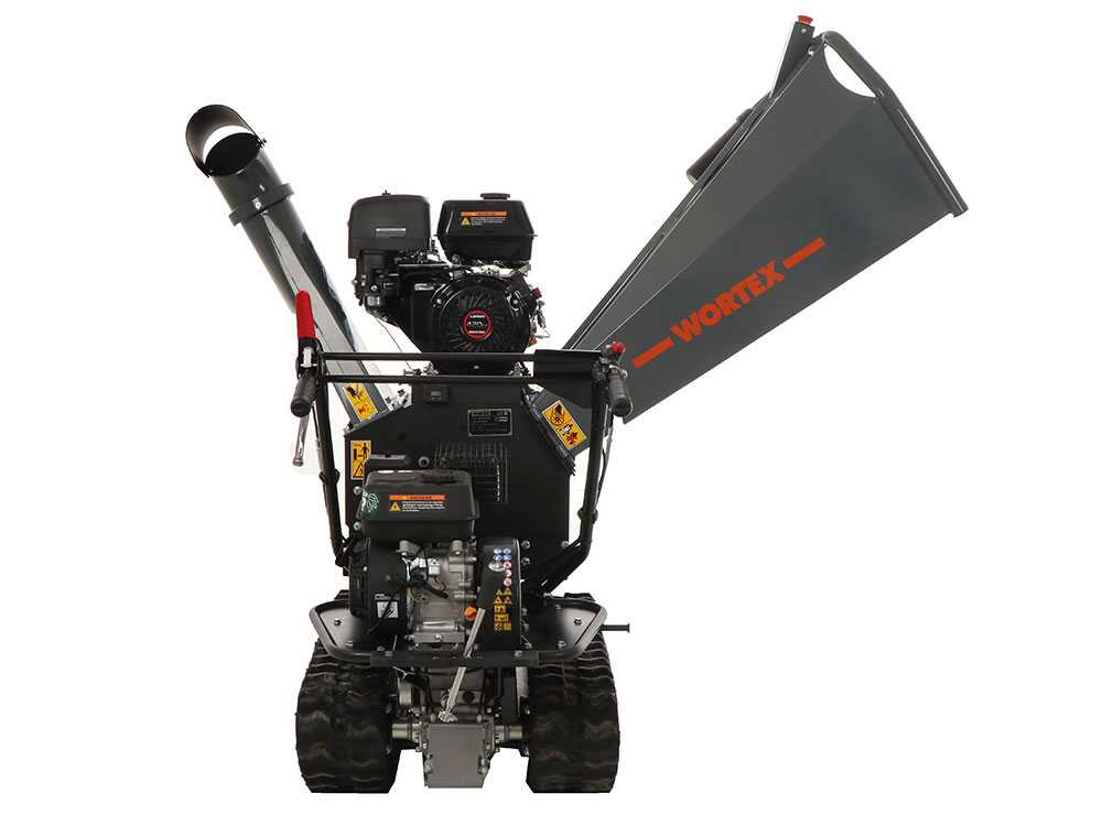 Wortex Tiger D420/120L benzine hakselaar, takken tot 90 mm, detail 4