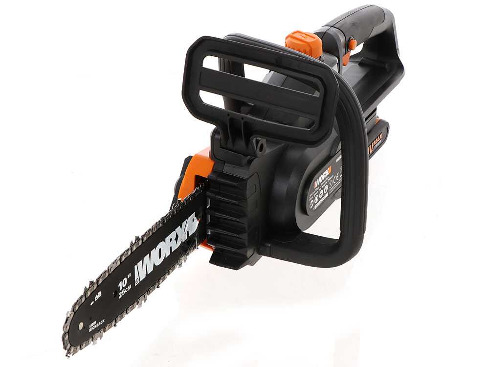 Worx WG322E.9 accu kettingzaag, zwaard 25 cm, 20 V zonder accu, detail 4
