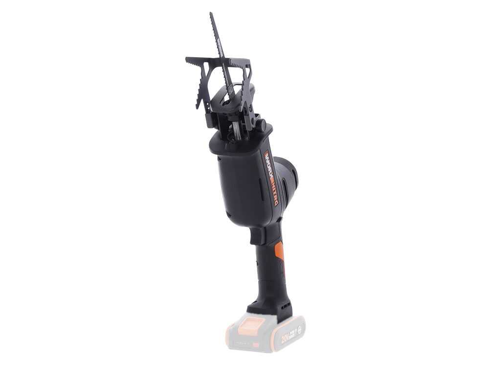 Worx WG893E.9 accu reciprozaag, 20 V zonder accu, detail 4
