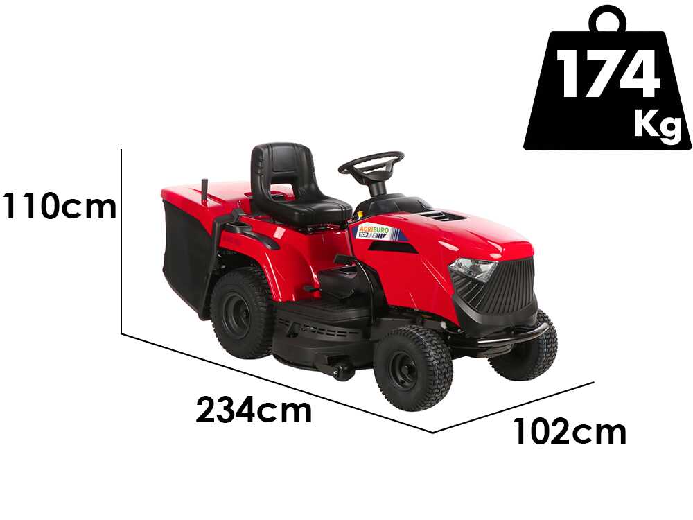 AgriEuro TOP-LINE A 98 HD gazontractor met opvangbak 98 cm, hydrostaat, detail 4
