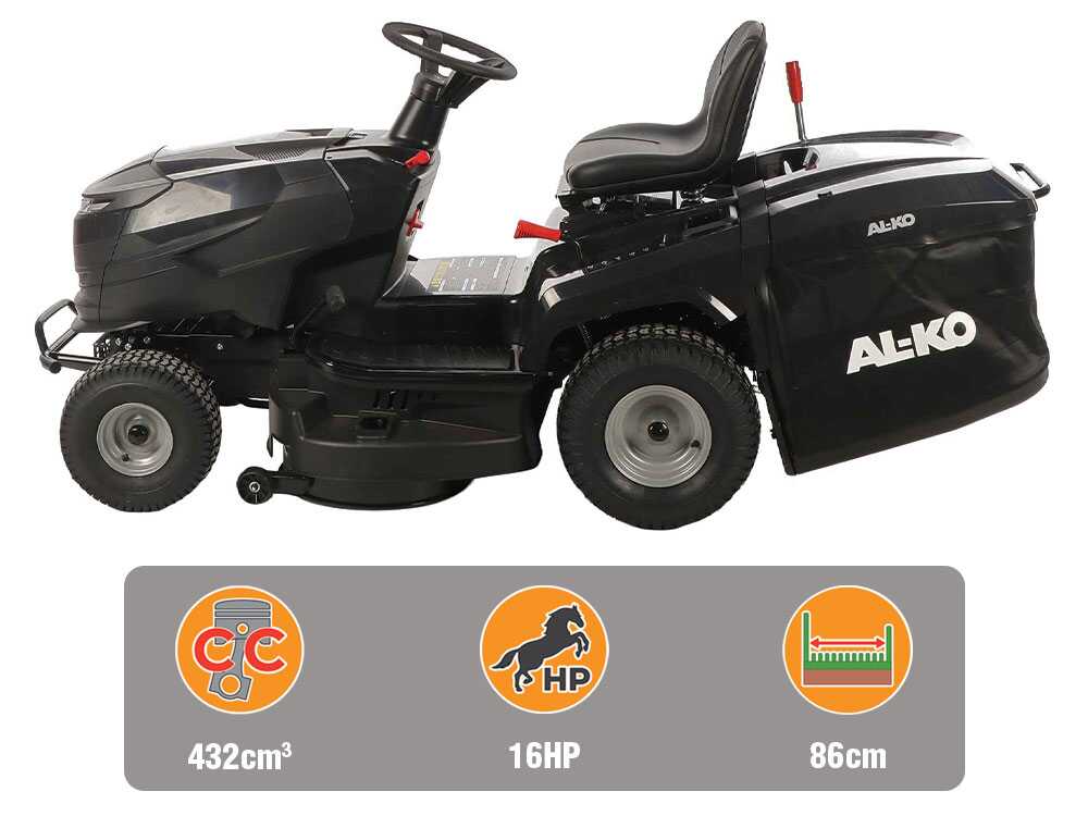 AL-KO Comfort 14-86.6 HD-A gazontractor met opvangbak 86 cm, hydrostaat, detail 4