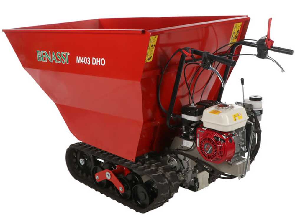 Rupsdumper laadvermogen 400 kg Benassi M403DHO, hydraulisch kiepen, detail 4