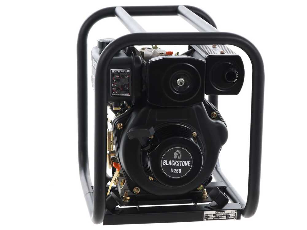 BlackStone BD 5000 diesel motorpomp, aansluiting 50 mm, detail 4