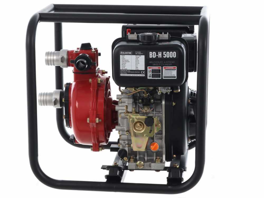 BlackStone BD-H 5000 diesel motorpomp, aansluiting 50 mm, detail 4