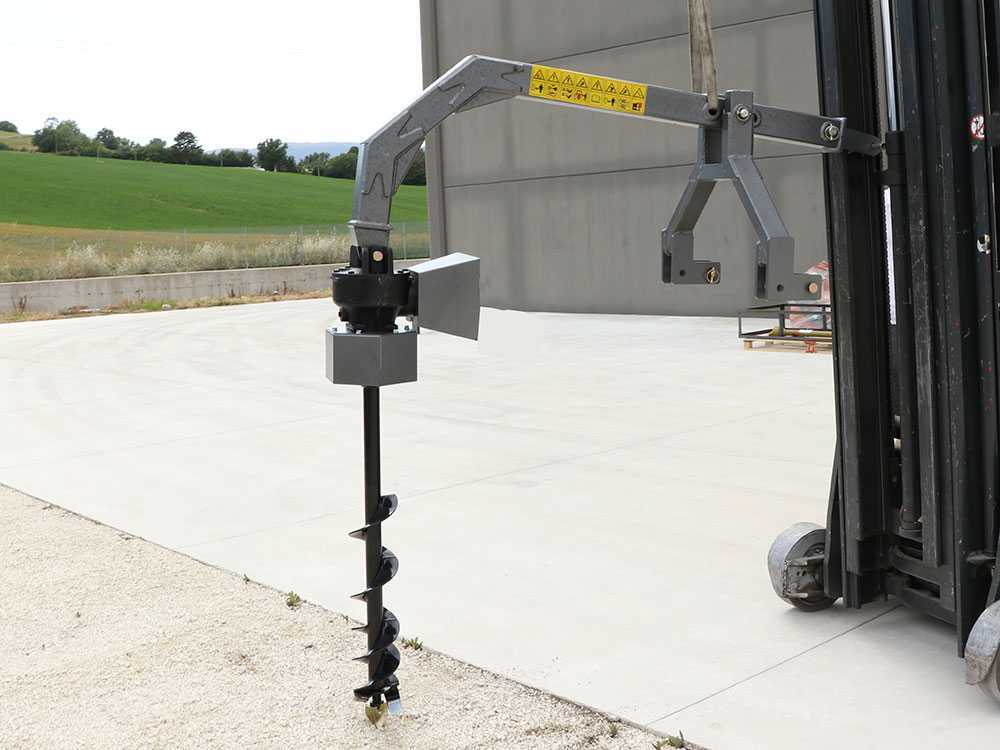 Grondboor voor de trekker BlackStone BHD500, zonder boor, detail 5