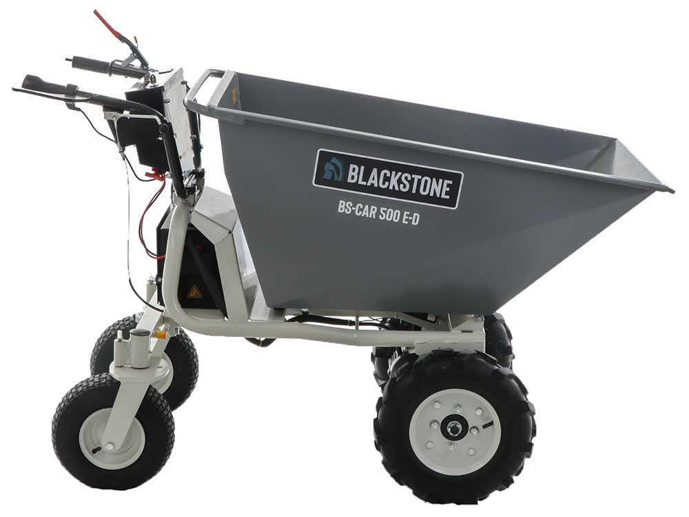 Accu motorkruiwagen laadvermogen 500 kg BlackStone BS-CAR 500 E-D, 48 V 25 Ah, detail 4
