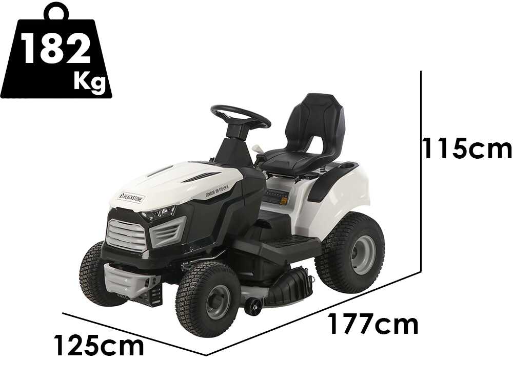 BlackStone CONDOR 98-170 LM-H zitmaaier met zijuitworp 98 cm, hydrostaat, detail 4