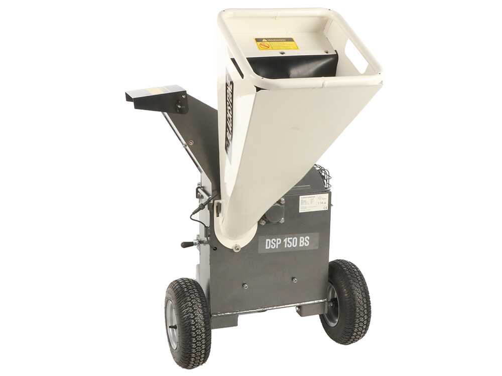 BlackStone DSP 150 BS benzine hakselaar, takken tot 80 mm, detail 4