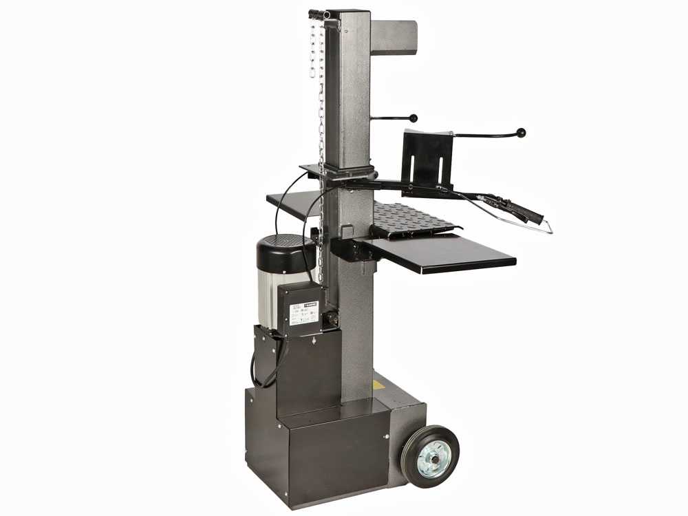 BlackStone EVL 8-55 elektrische houtklover, 8 ton, verticaal, detail 4