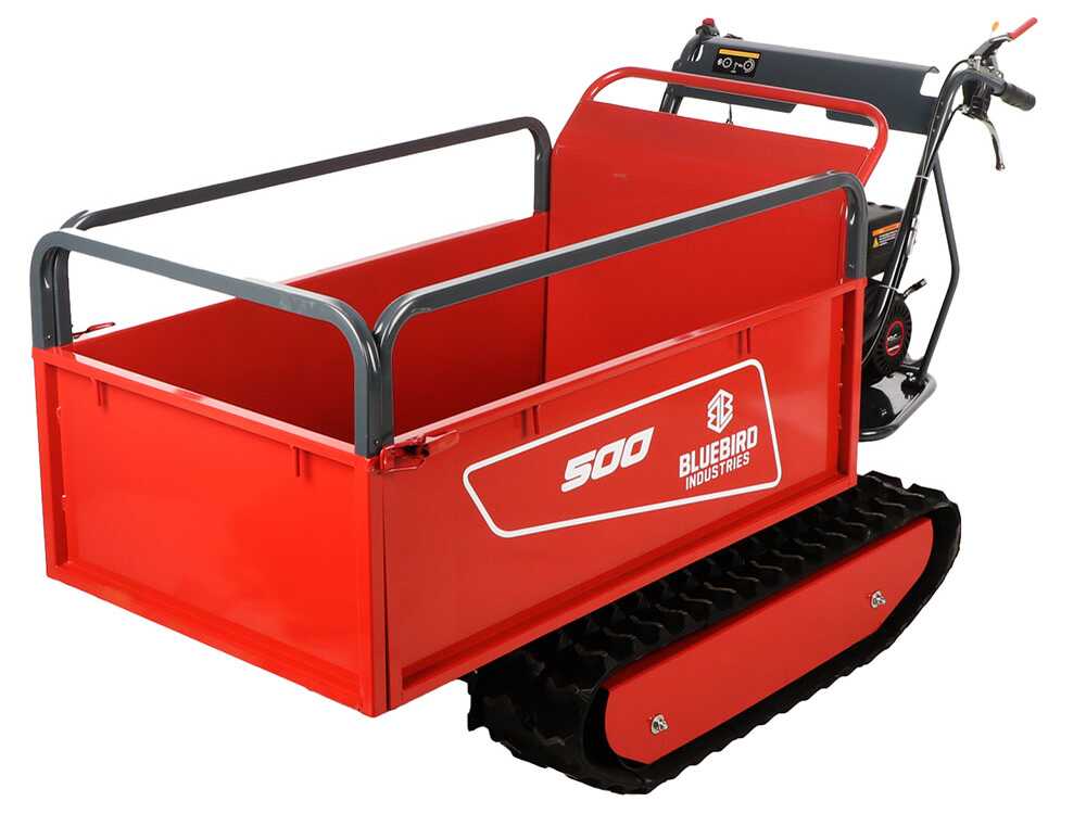 Rupsdumper laadvermogen 500 kg Blue Bird Carrier 500, detail 4