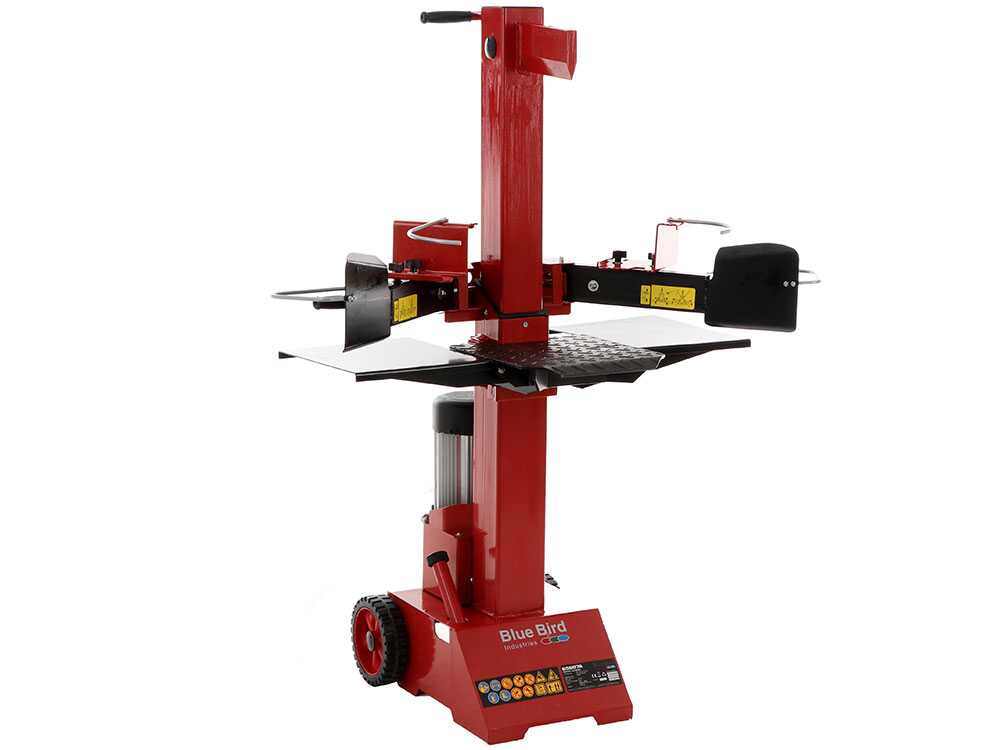 Blue Bird LOG SPLITTER LSE 8000 elektrische houtklover, 8 ton, verticaal, detail 5