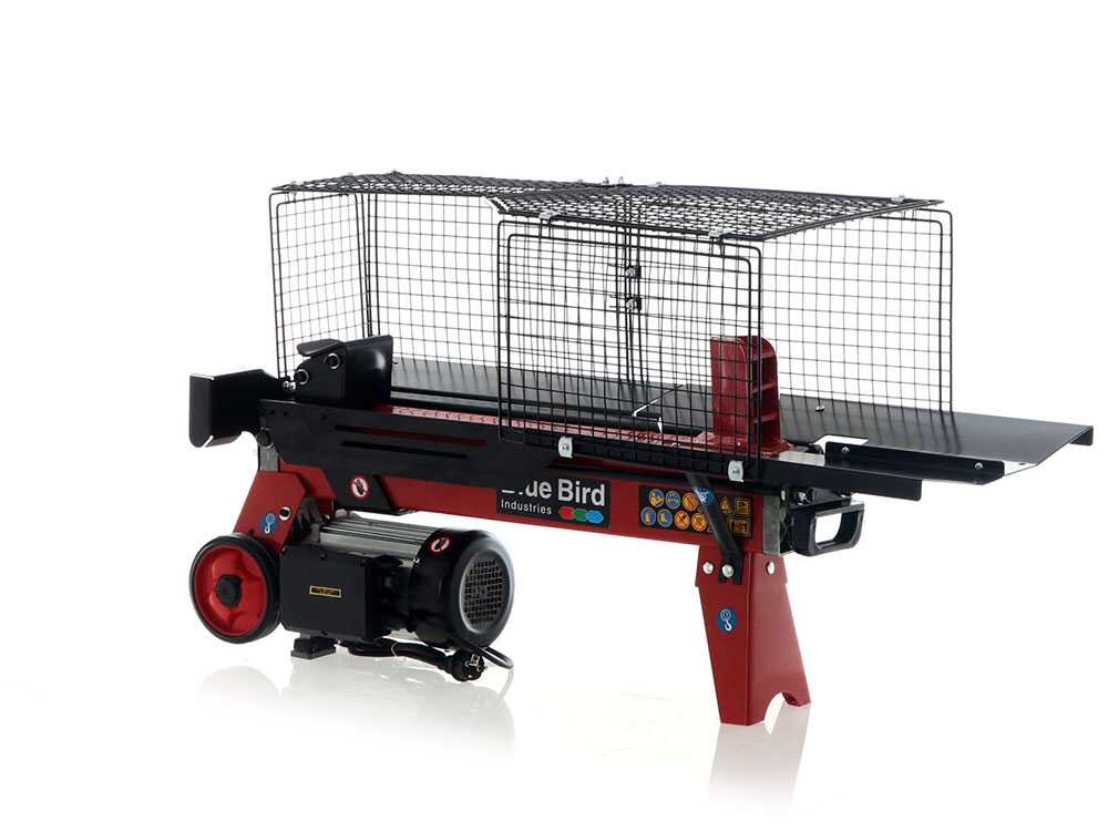 Blue Bird LSHE 7000 7T elektrische houtklover, 7 ton, horizontaal, detail 4