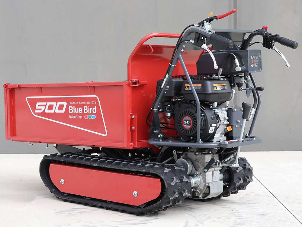 Rupsdumper laadvermogen 500 kg Blue Bird Transporter 500 H, detail 5