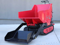 Motorkruiwagen laadvermogen 500 kg Blue Bird Trasporter 500DL Trcked, hydraulisch kiepen, detail 5