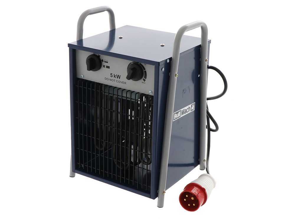 BullMach BM-EFH 5H elektrische heteluchtkanon 5 kW, 400 V, detail 4
