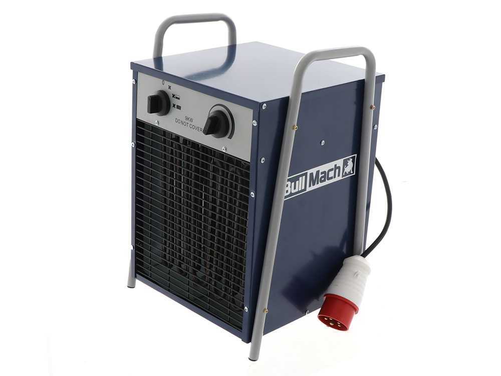 BullMach BM-EFH 9H elektrische heteluchtkanon 9 kW, 400 V, detail 4