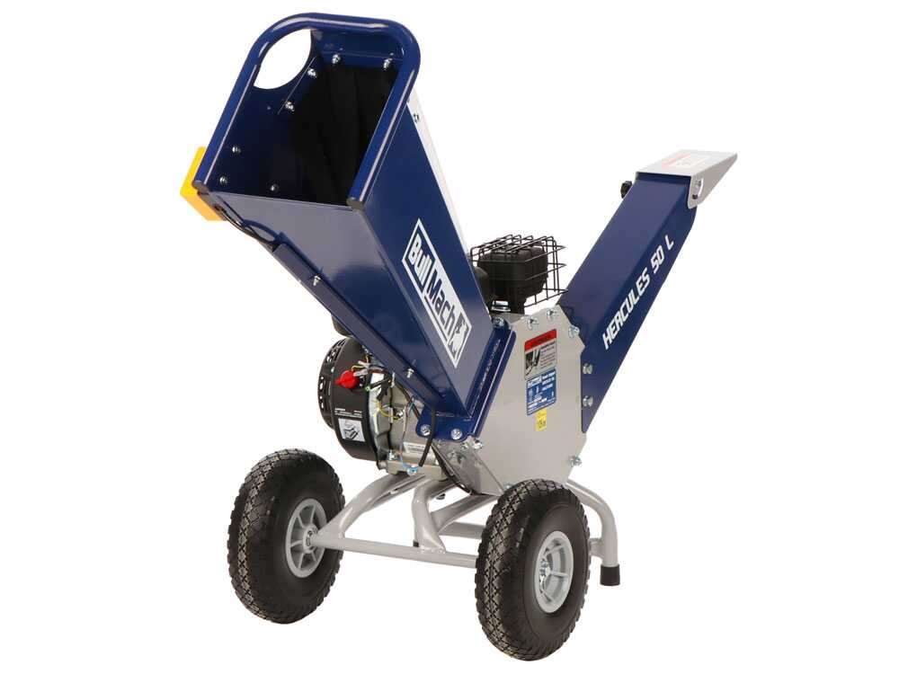 BullMach Hercules 50 L benzine hakselaar, takken tot 50 mm, detail 4