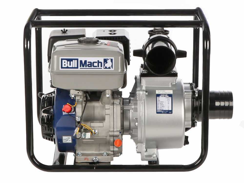BullMach LYMPHIA 100 benzine motorpomp, aansluiting 100 mm, detail 4