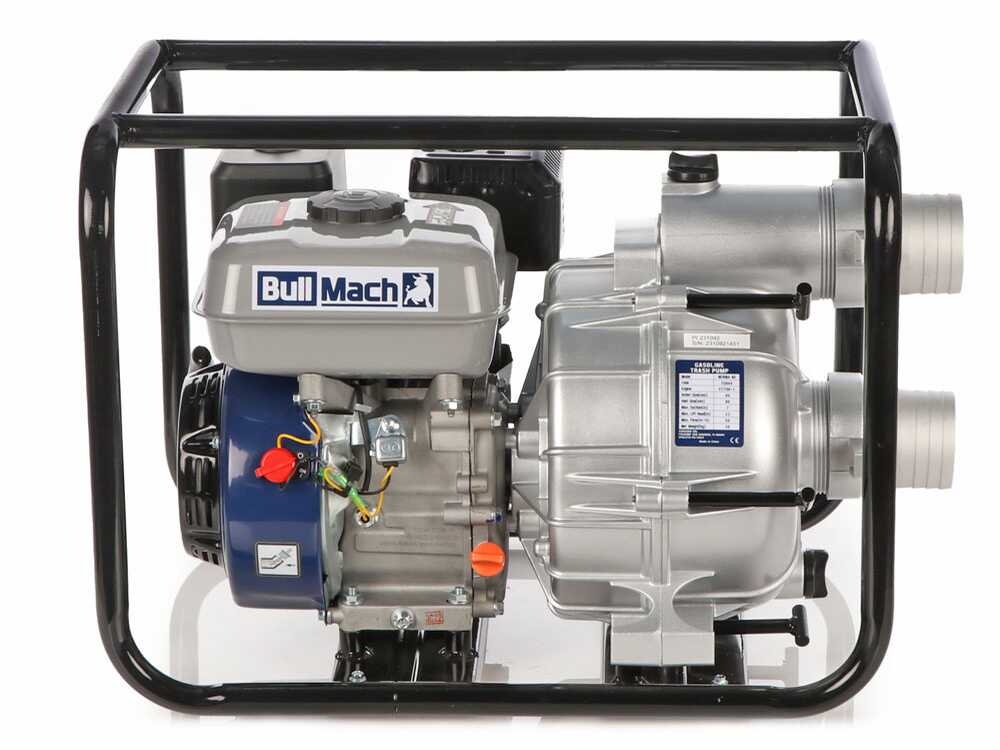 BullMach NERINA 80 benzine motorpomp voor vuil water, aansluiting 80 mm, detail 4