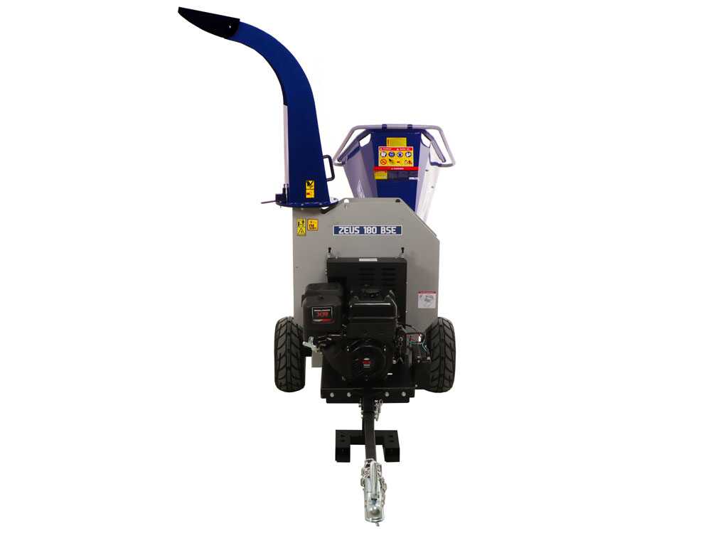 BullMach ZEUS 180 BSE benzine hakselaar, takken tot 95 mm, elektrische start, getrokken uitvoering, detail 5