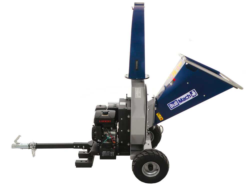 BullMach ZEUS 180 LE benzine hakselaar, takken tot 95 mm, elektrische start, getrokken uitvoering, detail 5