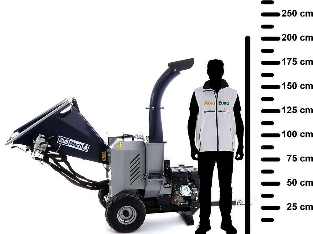 BullMach ZEUS 200 BH-LE benzine hakselaar, takken tot 100 mm, elektrische start, getrokken uitvoering, detail 4
