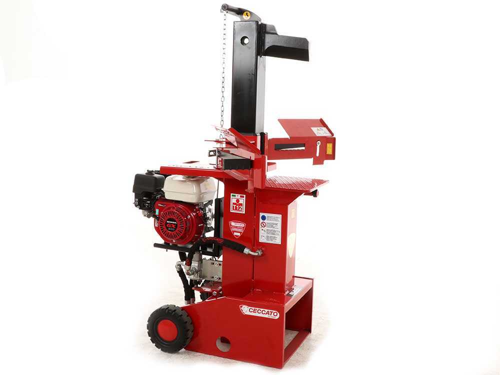 Ceccato Olindo BULL SPL12H GX200 benzine houtklover, 12 ton, verticaal, detail 5