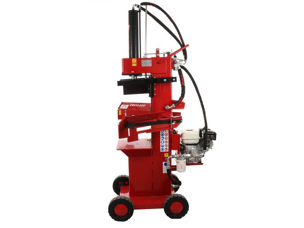 Ceccato Olindo BULL SPL13R4H benzine houtklover, 13 ton, verticaal, detail 5