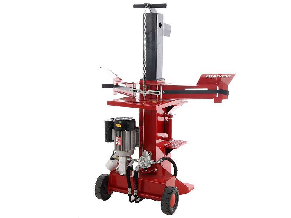Ceccato Olindo BULL SPLE12 FDP elektrische houtklover, 12 ton, verticaal, detail 5