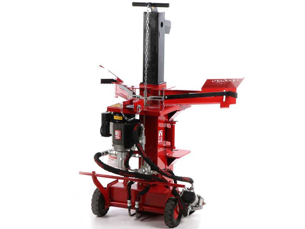Ceccato Olindo BULL SPLET12FDP elektrische houtklover, 12 ton, verticaal, detail 4
