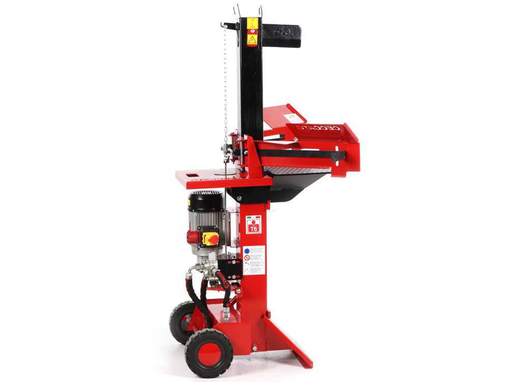 Ceccato Olindo BULL SPLE6LT elektrische houtklover, 6 ton, verticaal, detail 4
