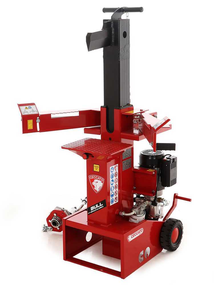 Ceccato Olindo BULL SPLET12 KOMBI elektrische houtklover, 12 ton, verticaal, detail 5