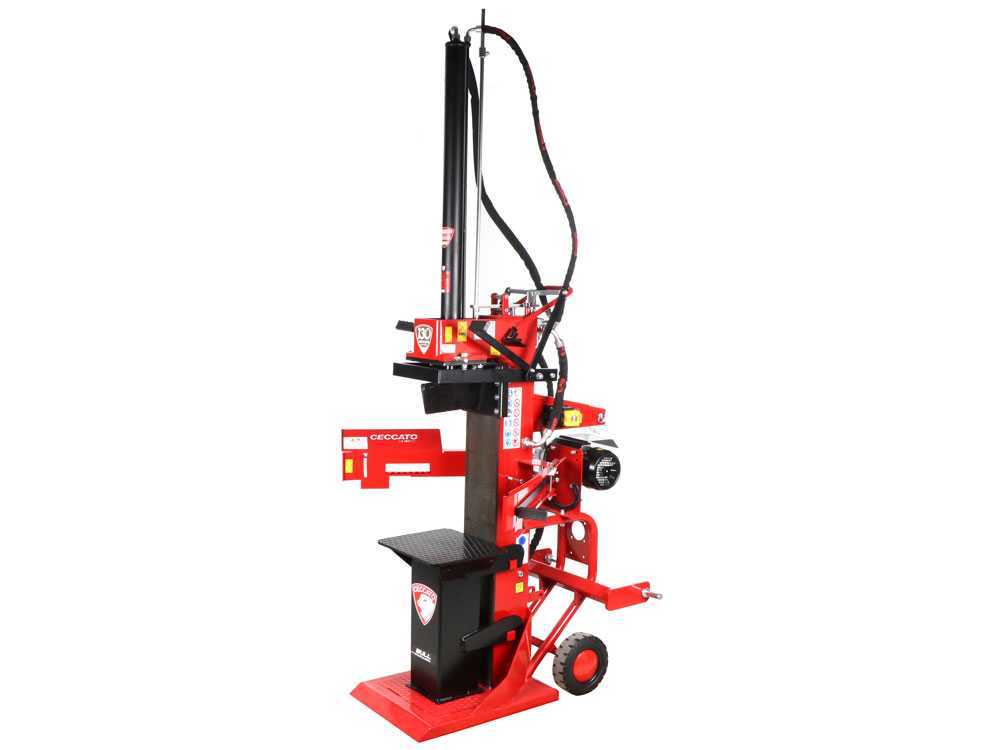 Ceccato Olindo SPLE13TLT elektrische houtklover, 13 ton, verticaal, detail 5