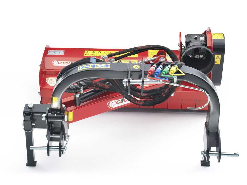 Ceccato Olindo trincione 290 Argini 1400 zijklepelmaaier met arm 140 cm, 52 Y-messen, detail 5