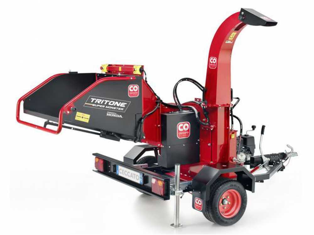 Ceccato Olindo Triton Super Monster benzine hakselaar, takken tot 130 mm, op wielen, detail 5