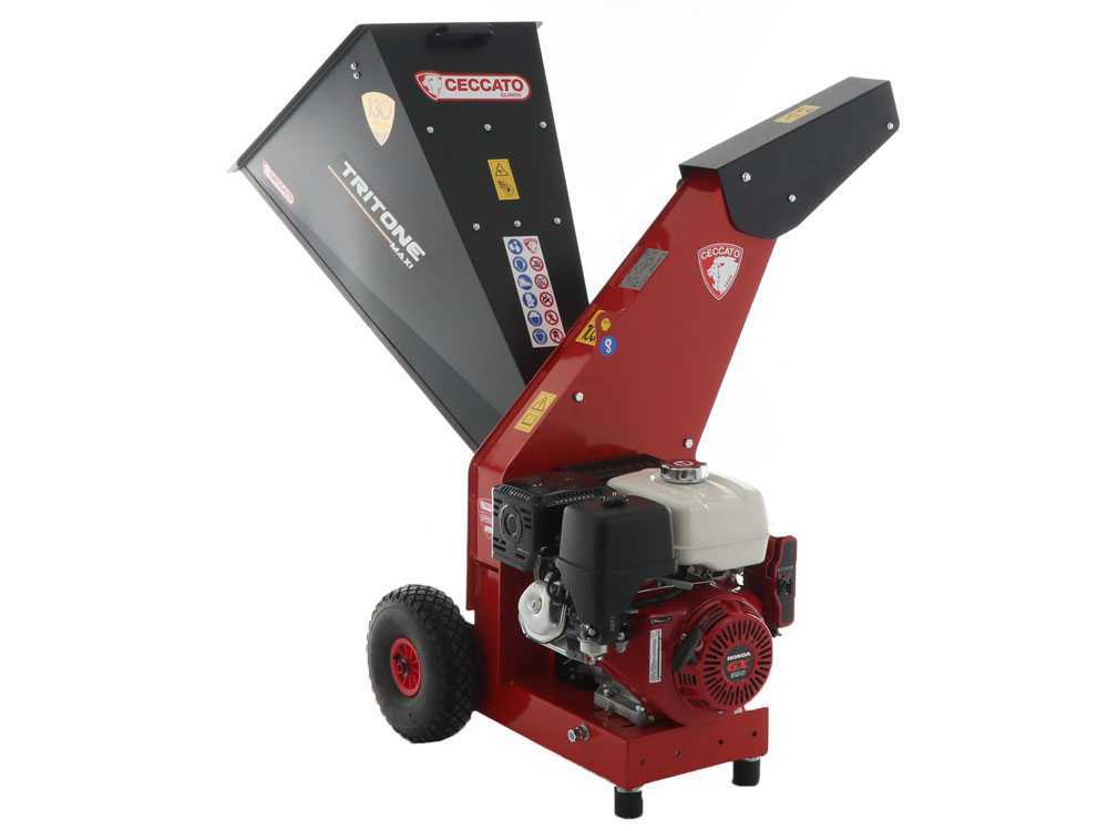 Ceccato Olindo Tritone Maxi benzine hakselaar, takken tot 70 mm, elektrische start, detail 4