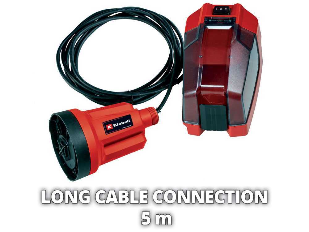 Einhell GE-SP 18 LL Li dompelpomp voor schoon water, zonder accu, detail 5