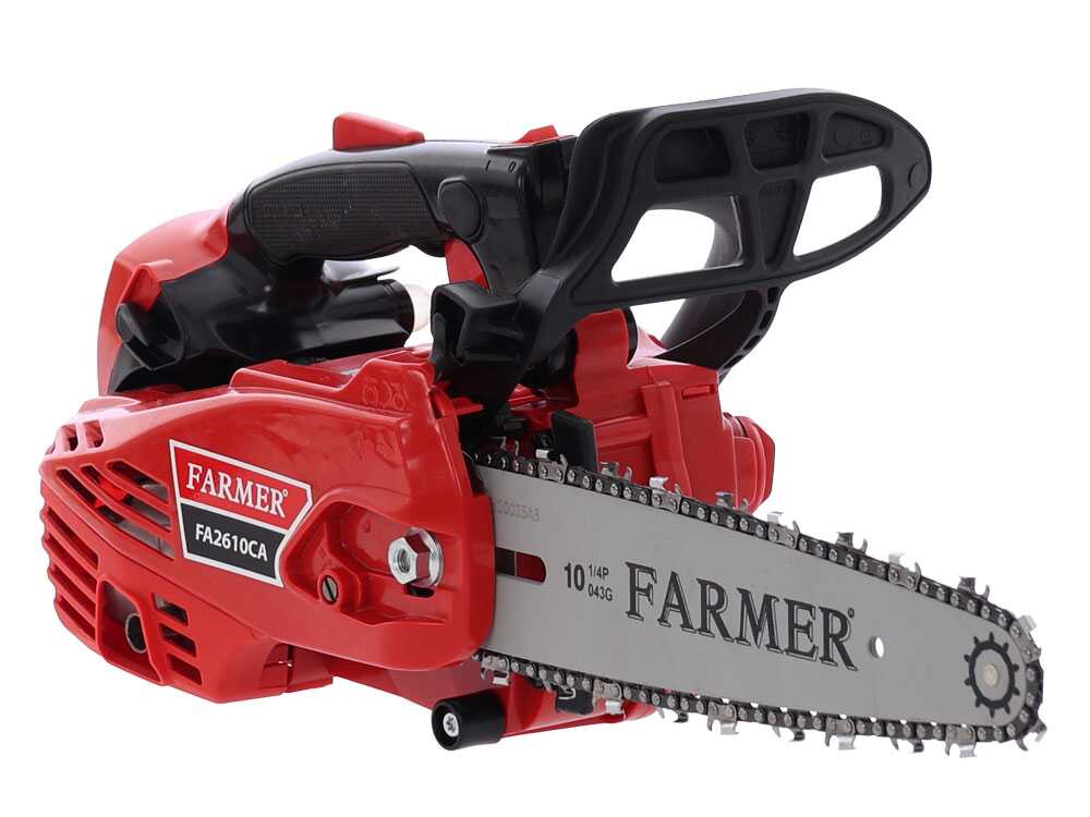 FARMER FA2610CA benzine kettingzaag voor snoeien, zwaard 25 cm, detail 4