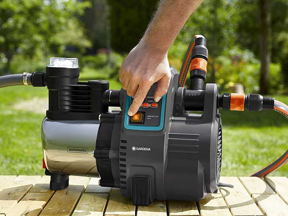 Gardena 6000/6E LCD Inox Automatic tuinpomp, detail 4