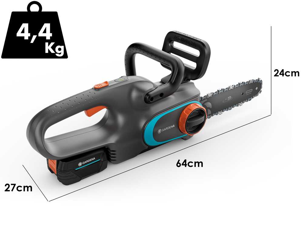 Gardena PowerSaw 250/18V accu kettingzaag, zwaard 25 cm, 18 V 4 Ah, detail 4
