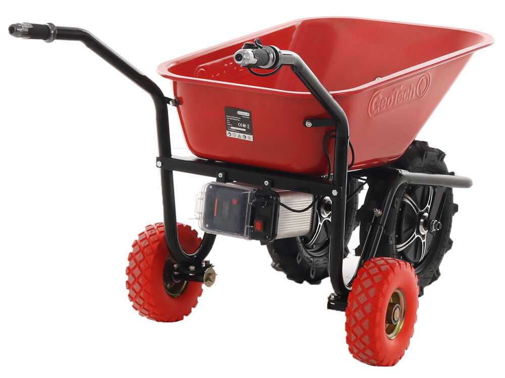 Accu motorkruiwagen laadvermogen 200 kg GeoTech CAR 300T-80, 40 V 6 Ah, detail 4