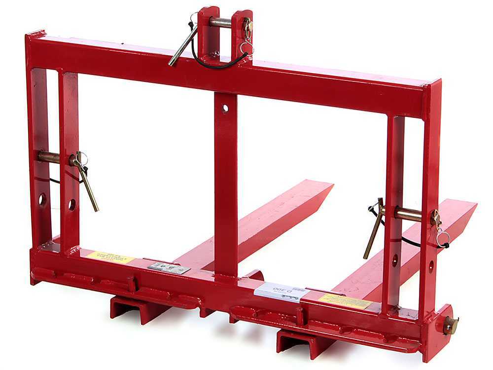 GeoTech D300 palletvork voor de trekker, 300 kg, detail 5