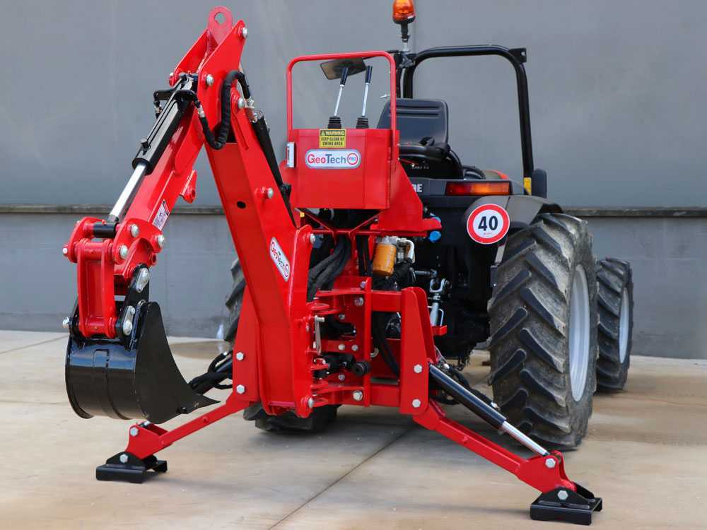 GeoTech Pro BHF 175 graafarm voor de trekker, detail 5