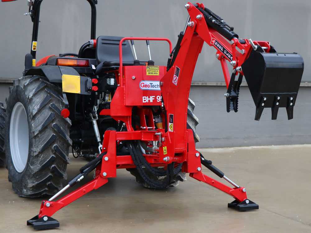 GeoTech Pro BHF 95 graafarm voor de trekker, detail 5