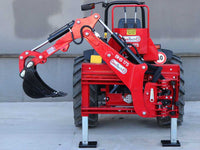 GeoTech Pro BHS 175 graafarm voor de trekker, zijwaarts verschuifbaar, detail 5